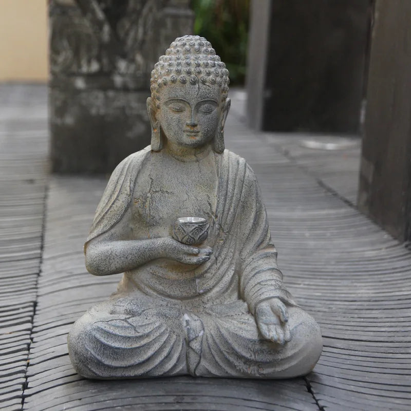Spiritual Buddha Outdoor Solar Light