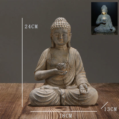 Spiritual Buddha Outdoor Solar Light