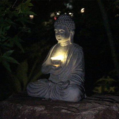 Spiritual Buddha Outdoor Solar Light