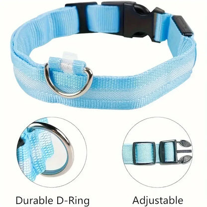 LED Night Time Safety Dog Collar