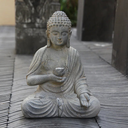 Spiritual Buddha Outdoor Solar Light