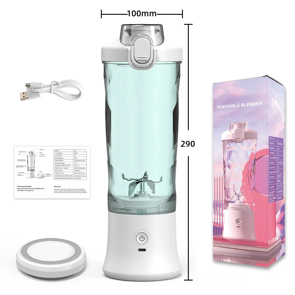 Portable Rechargeable Smoothie Blender
