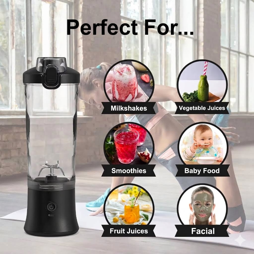 Portable Rechargeable Smoothie Blender